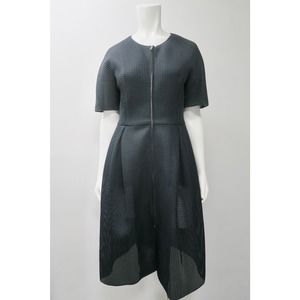 Ter Et Bantine Navy Waffle Dress Size 44 Spolverino Kimono